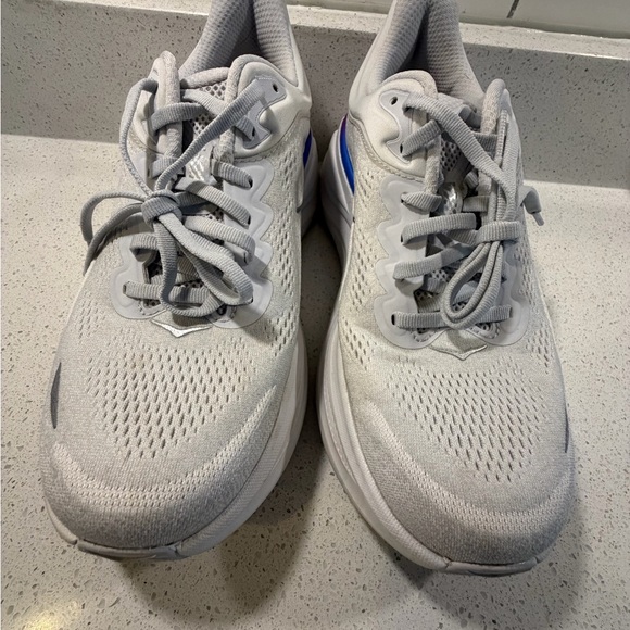 Hoka Bondi 9 Women's Gray and Purple Athletic Shoes Size 10.5 - Picture 5 of 7